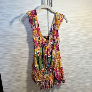 Elisabeth Romper in Vintage 80’s Print from Vanessa Mooney. Size Small.